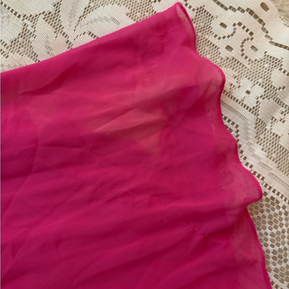 vintage Y2K 100% silk pink cache dress! - Picture 5 of 7